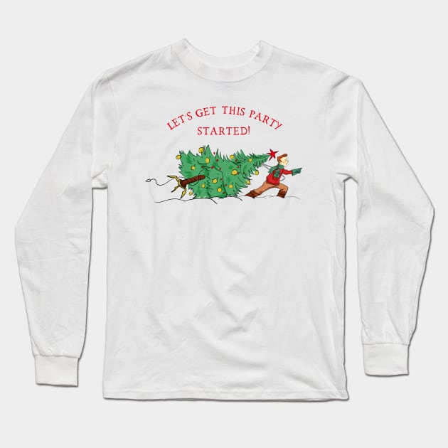 Let’s get this party started! Long Sleeve T-Shirt by SWON Design